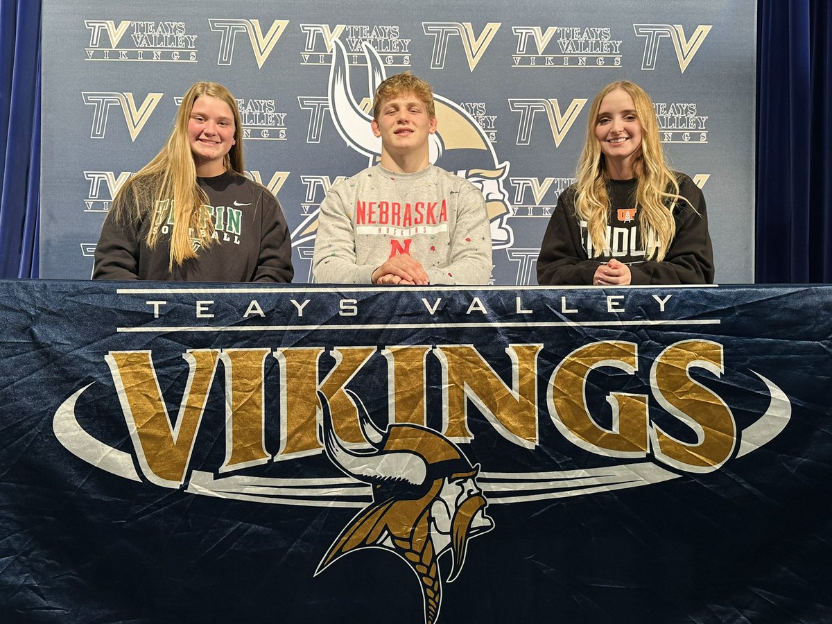 Congratulations to the <a href="/TVHS_VIKINGS/">TVHS_VIKINGS</a> seniors who signed to play a sport at the collegiate level! #VikingPride
Audrey Keplar - Golf - University of Findlay
Cam McDanel - Wrestling - University of Nebraska 
Reagan Mengerink - Softball - Tiffin University