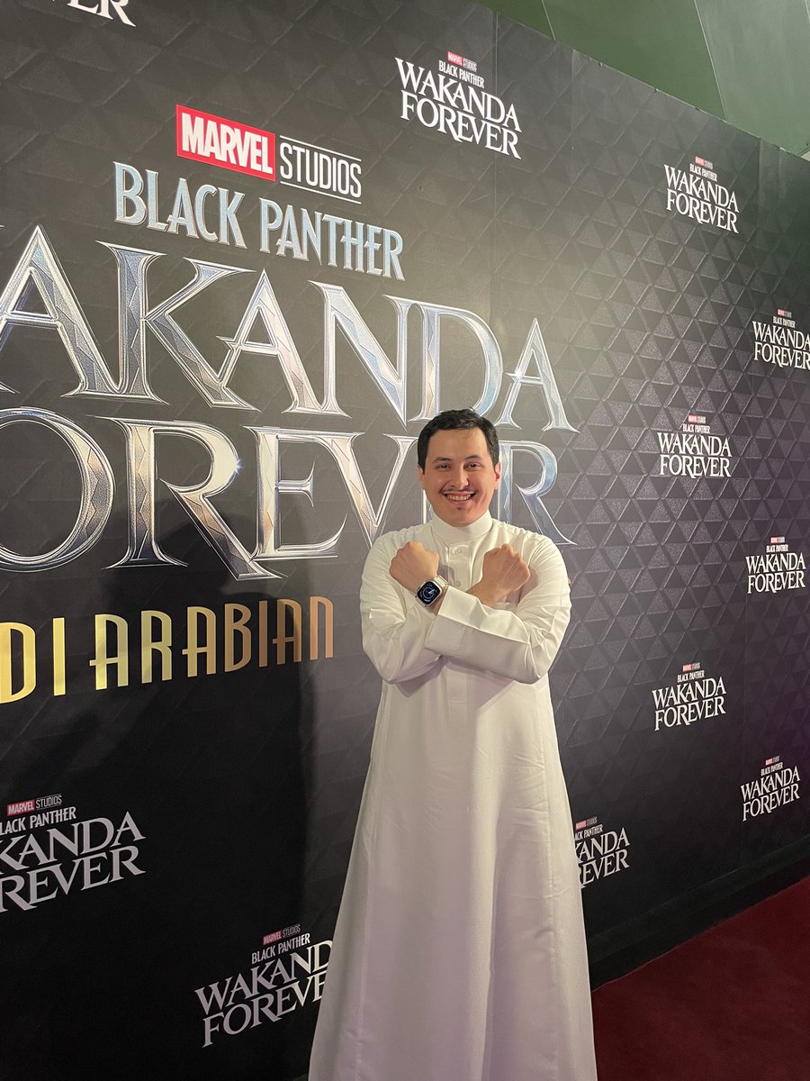 شكرا <a href="/SheeriaGR/">Sheeria | شيريا</a> على الدعوة لحضور العرض الأول لفيلم  😍❤️#BlackPantherWakandaForever