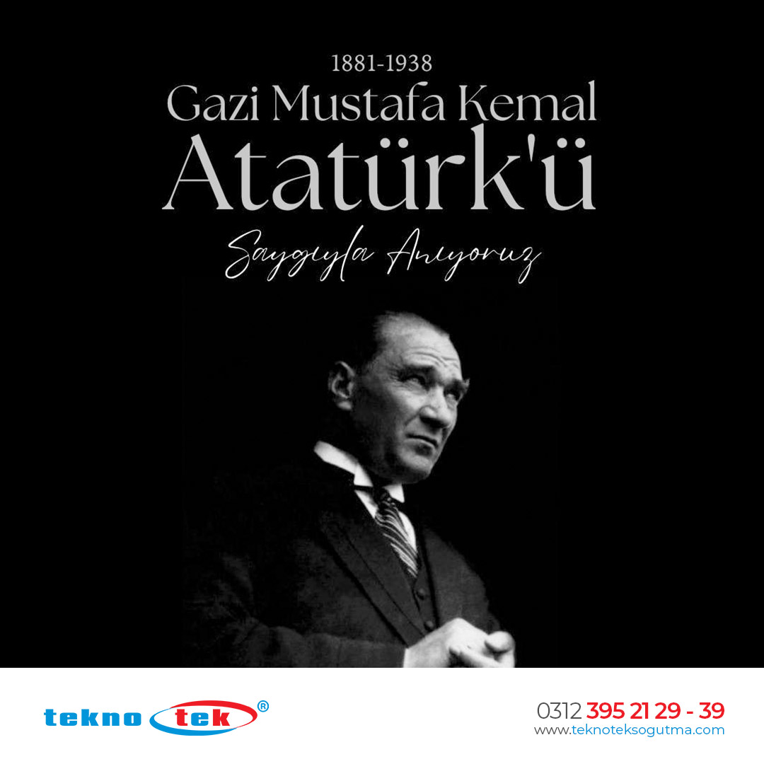 Gazi Mustafa Kemal Atatürk'ü saygı ve minnetle anıyoruz...

#10Kasım