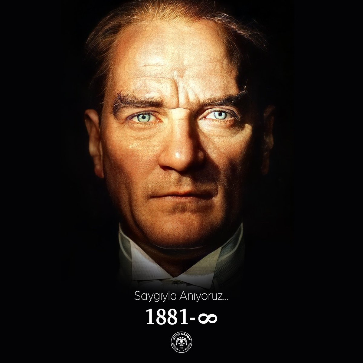 𝟏𝟖𝟖𝟏-𝟏𝟗𝟑∞

Cumhuriyetimizin kurucusu Gazi Mustafa Kemal Atatürk’ü sevgi ve saygı ile anıyoruz. #10Kasım