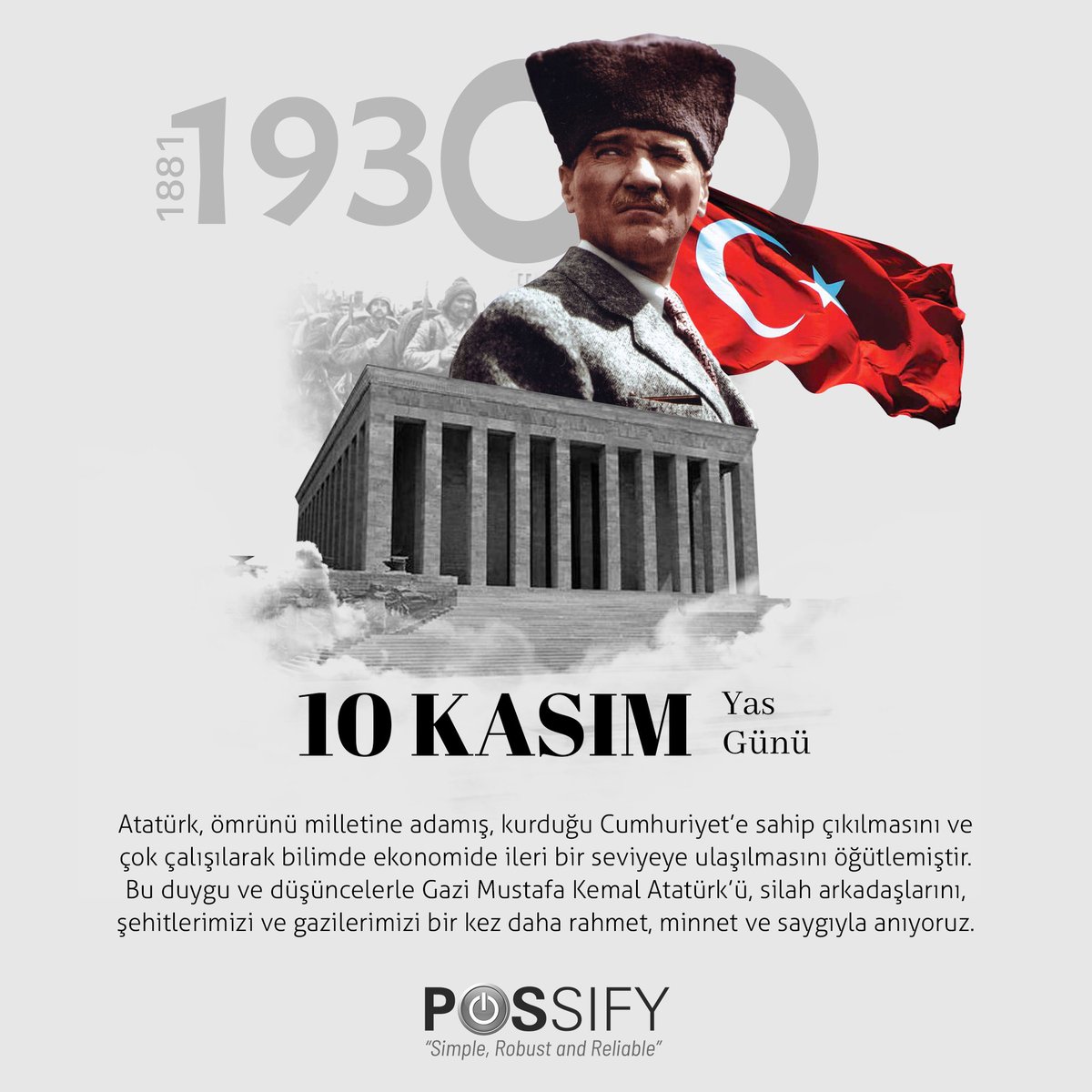 Her eserin bir imzası vardır. Bu ülkenin imzası da Atatürk'tür. Ruhun şad olsun.