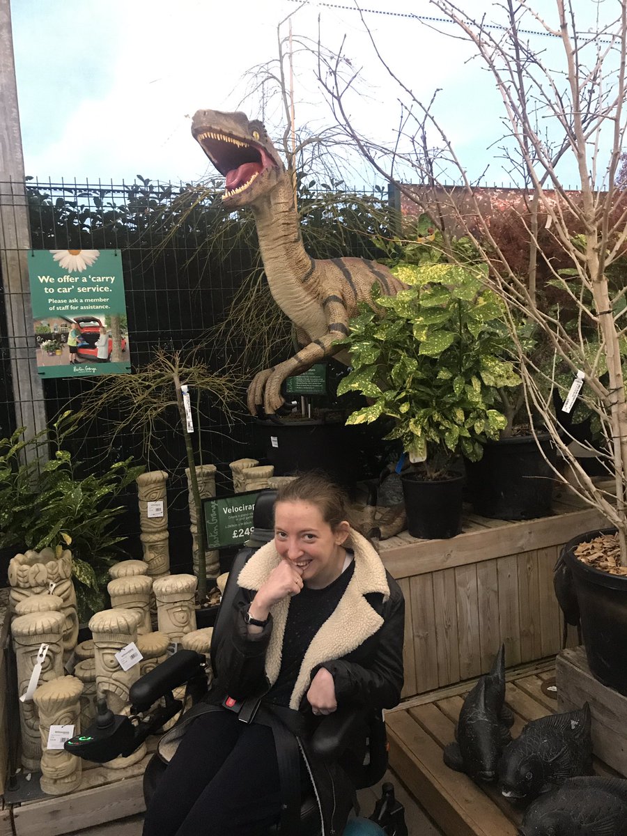 Kate_Sykes's tweet photo. Being serenaded by singing Yetis at #bartongrange today! โค๏ธ Also found the โChristmas presents for #LaraCroftโ section ๐คฃ https://t.co/ZFI6QJtc0P