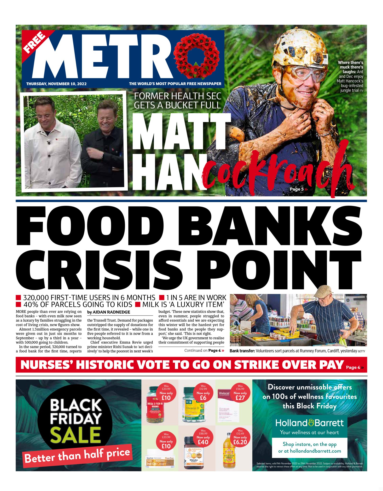 First Edition on Twitter "Thursday's Metro Food banks crisis point