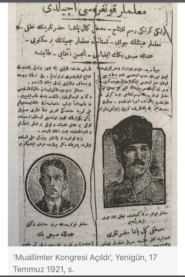 Savaş günlerinde bile eğitime verdiği önemden vazgeçmeyip maarif kongresini düzenleyen, karma kongreye kızan vekillere "Sizin kendinize mi itimadınız yok? yoksa Türk hanımlarının faziletine mi” diyebilen lideri kaybettiğimiz gündeyiz. Bolca özlem, bolca mahçubiyetle anıyoruz...🖤