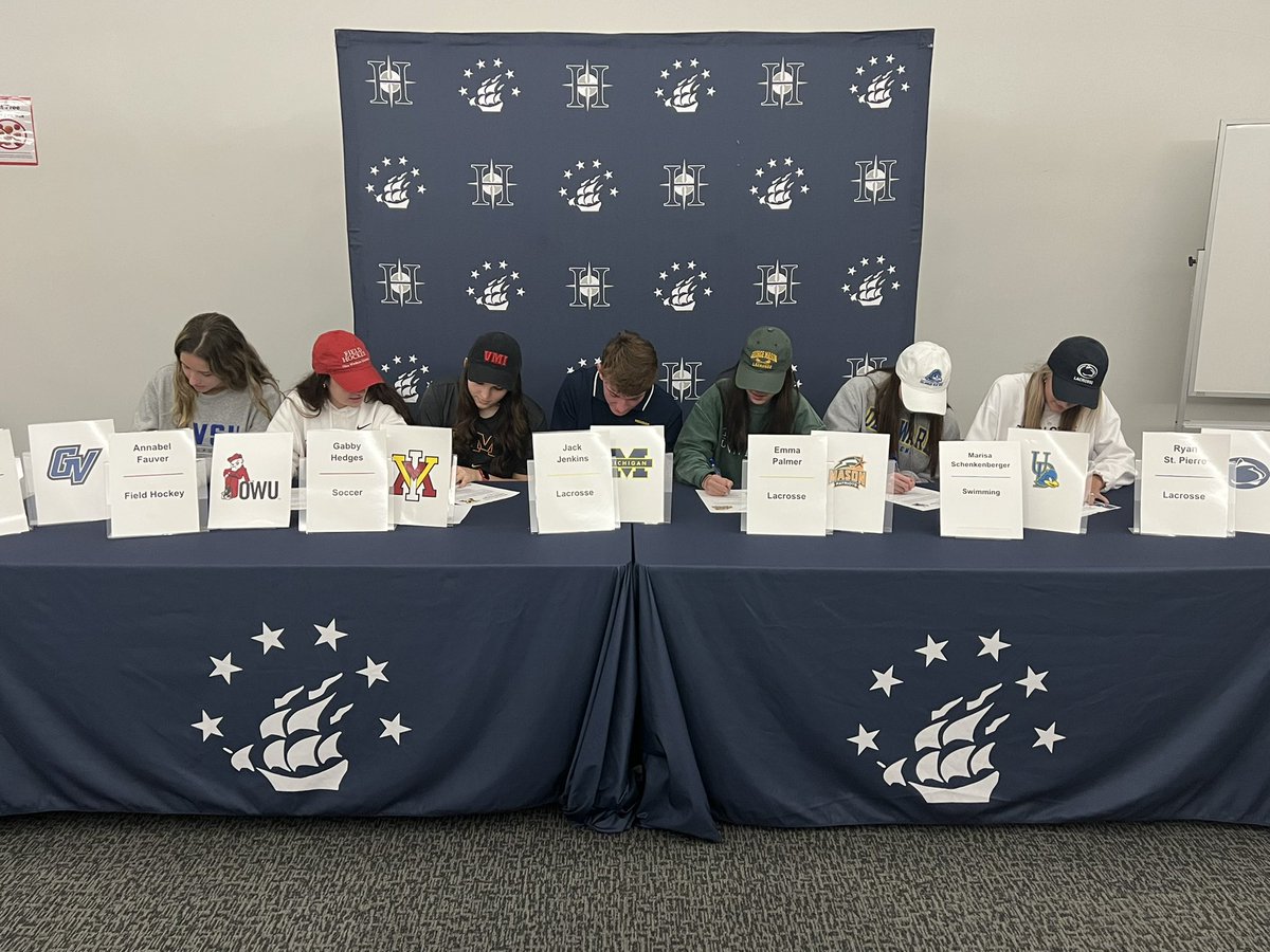 Congratulations to all of our athletes who participated in today’s Signing Day Recognition! An absolutely incredible group of athletes…and even better young men and women. We could not be more proud of you! We wish you all the best!
#ExplorerPride
#RollHud