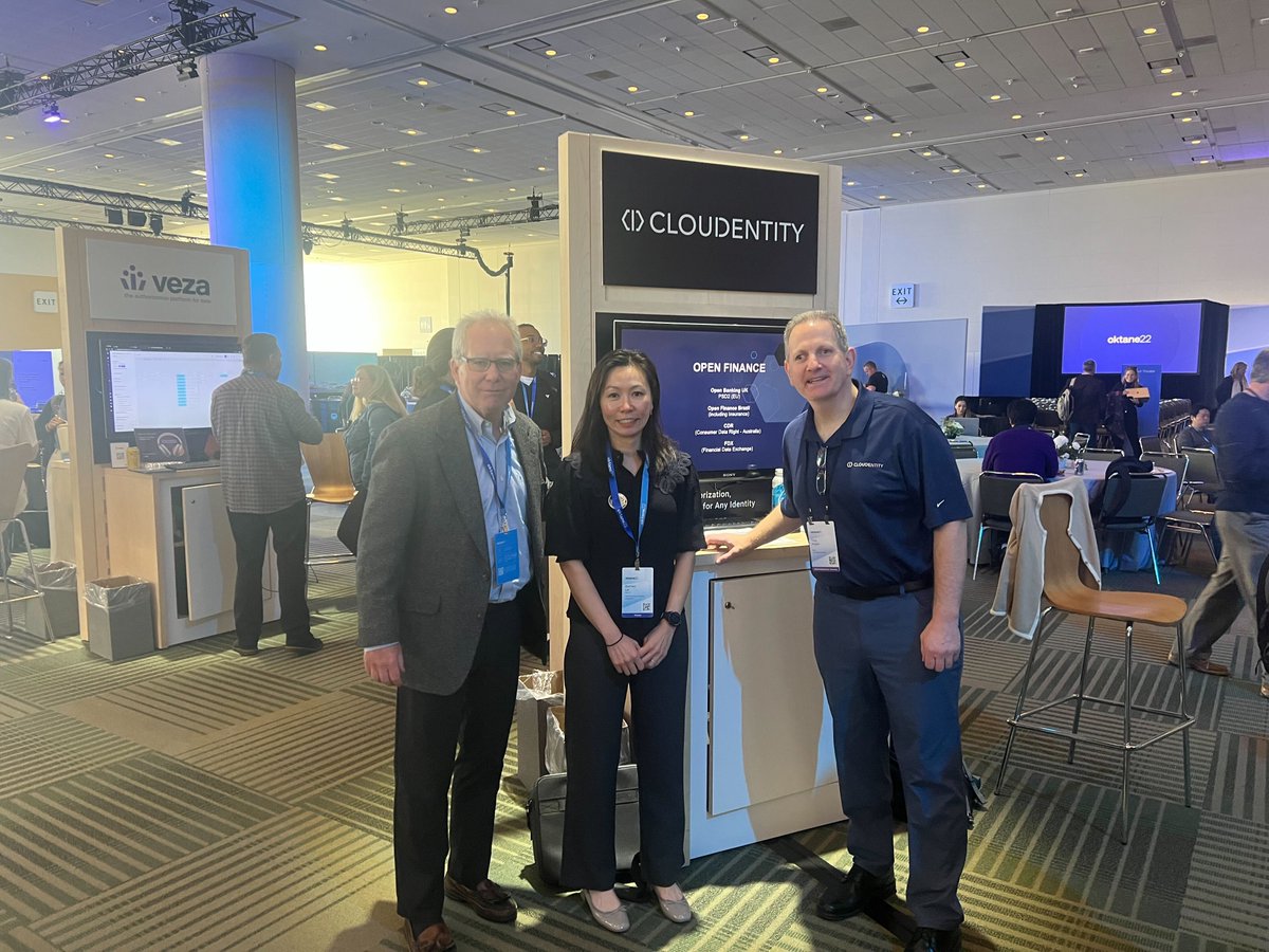 first full day of sessions at #Oktane22 in full swing! if you're here, please swing by booth EE10 to see how we extend #Okta with hyper-scale #CIAM for open data exchange!
