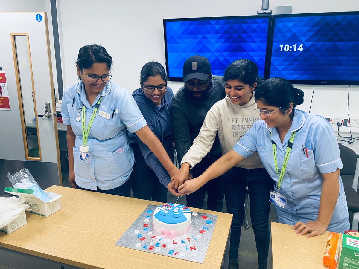This week we have marked the 1 year celebration of our first cohort of international nurses working in the department. They have achieved so much already. We look forward to celebrating the next year with you all 👏🎉.
#nurses  <a href="/UHLBAME/">Multidiversity Council</a> <a href="/LRIEDEducation/">LRI ED Education Team 🚑</a> <a href="/Leic_hospital/">Leicester's Hospitals</a>