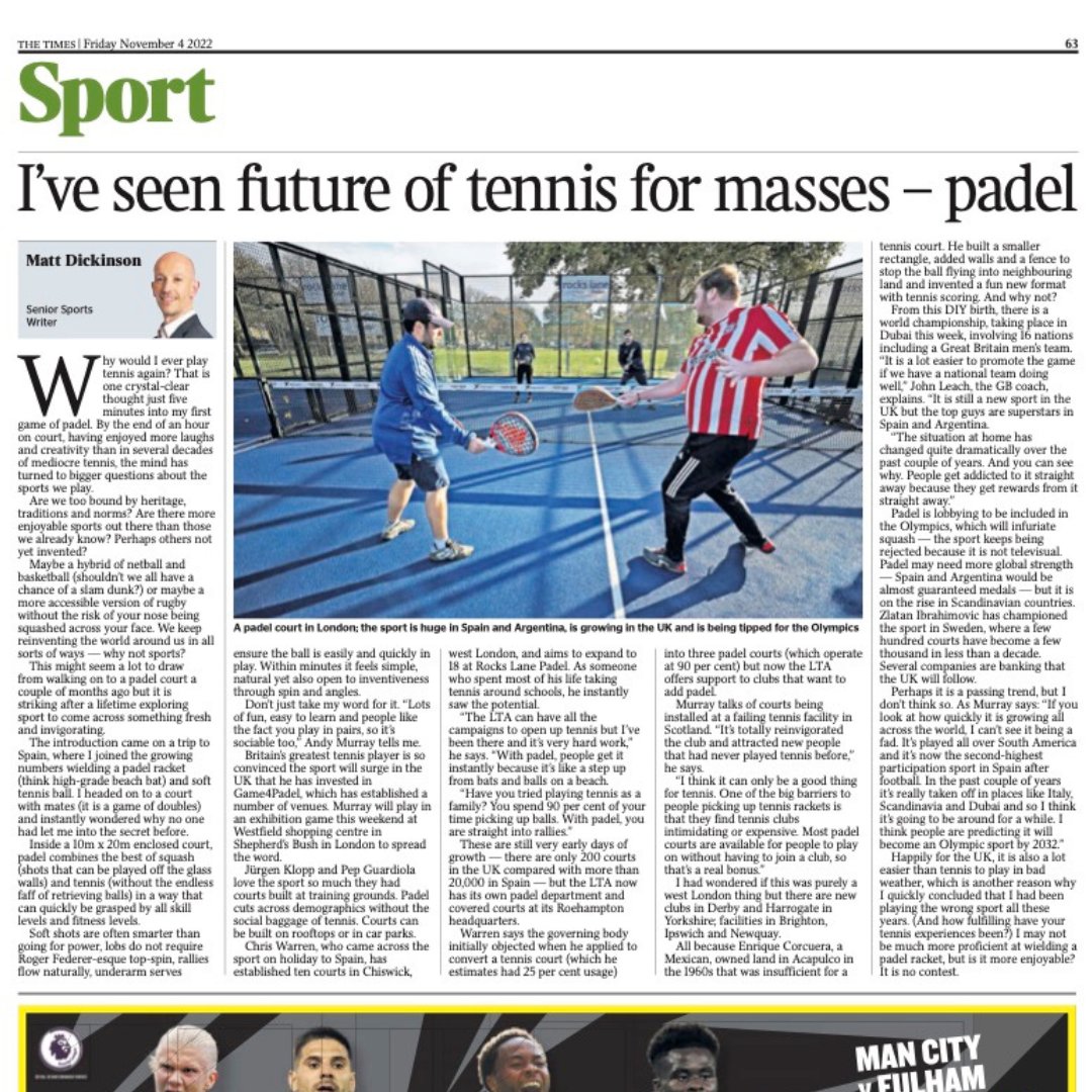rockslaneW4's tweet photo. Let’s get this Padel revolution started! 🤩💪🏽
#playpadel #getinvolved #inclusivesport #padelchiswick #padelteam #padelcourts #padelcoaching #rockslane #rockslanechiswick #padelrevolution #padeltennis #indoorpadel #outdoorpadel #socialpadel #lovepadel #padelleagues #rackets https://t.co/XYOW9lBDL9