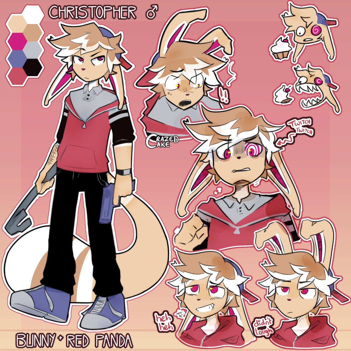 crazedcakee's tweet photo. Christopher ref sheet got a lil update https://t.co/TcrdG6FXFi