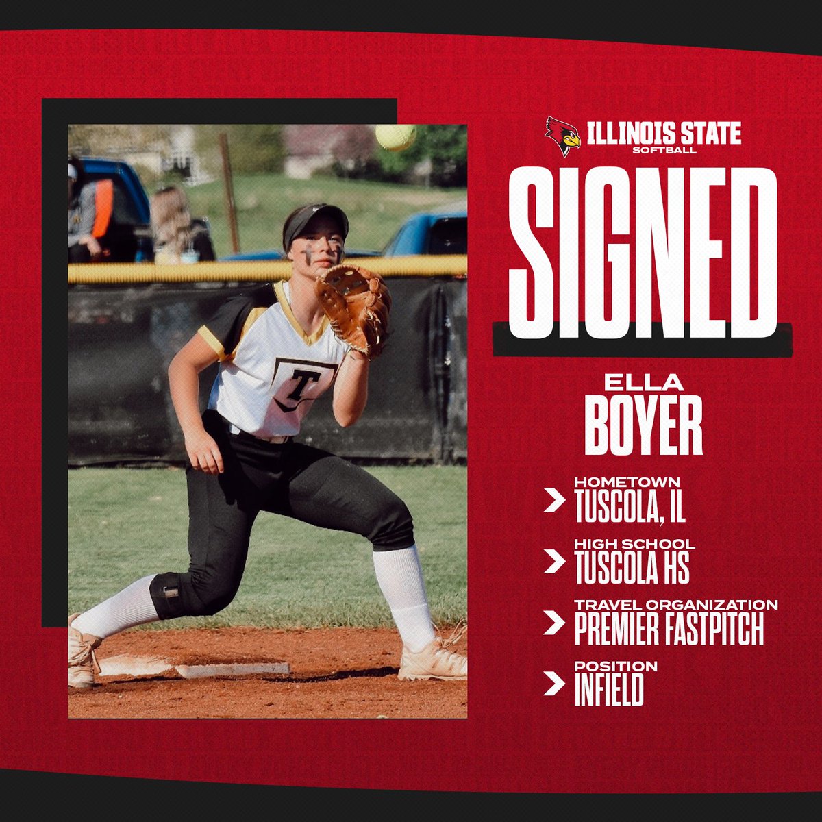 Illinois State Softball (@redbirdssb) on Twitter photo 𝑶𝒇𝒇𝒊𝒄𝒊𝒂𝒍✍️
Welcome to Redbird Softball and Illinois State, Ella Boyer!
<a href="/ellakboyer/">Ella Boyer</a> | #NSD22 𝑶𝒇𝒇𝒊𝒄𝒊𝒂𝒍✍️
Welcome to Redbird Softball and Illinois State, Ella Boyer!
<a href="/ellakboyer/">Ella Boyer</a> | #NSD22