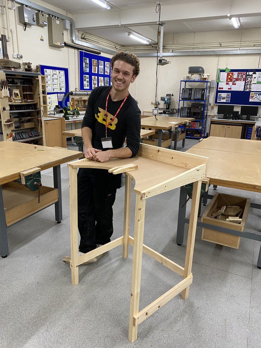Welcome back Oscar from university. Tranby DT supporting him to build a jewellery bench, so he can design and make his jewellery and build his business. Support alumni <a href="/Tranby_DT/">Design Technology</a> <a href="/Tranby_school/">Tranby</a> . Good luck Oscar, lovely to see your work develop.
