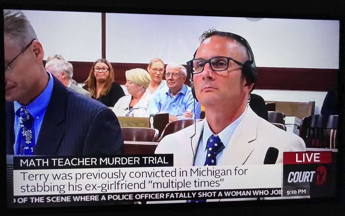 imadriienne's tweet photo. #MathTeacherMurderTrial #MatthewTerry #KayBaker @CourtTV
amazing having these 3 on tonight! this trial is just wow so far! i just still wonder what his defense is gonna be!!๐ฑ๐ฑ
@AshleyCourtTV @LawfulRiches #DaveAronberg ๐๐ผ
@CourtTV https://t.co/hH8d7tH2oR