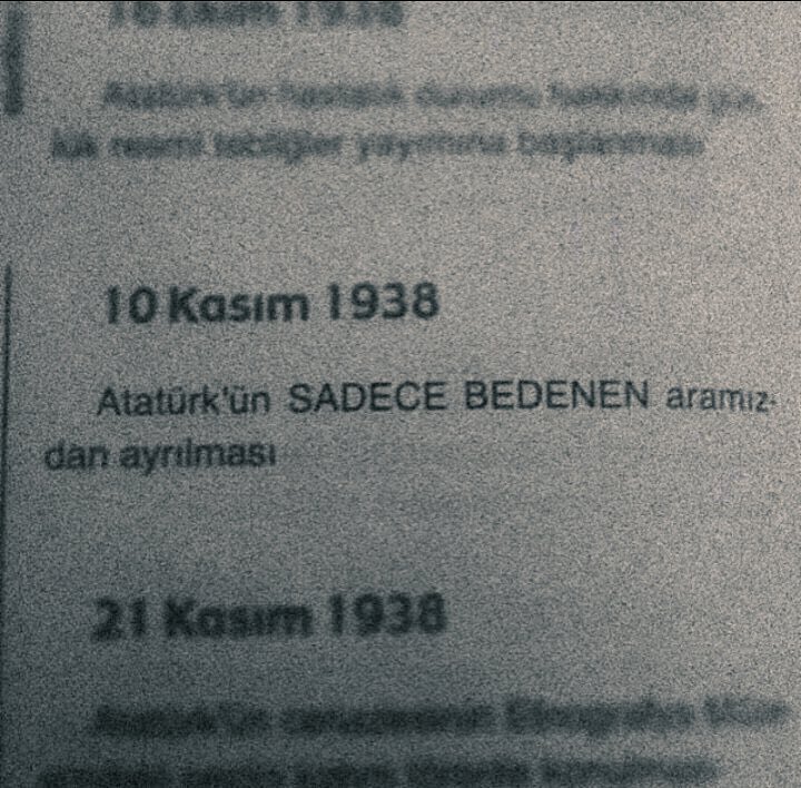 SADECE BEDENEN

#10Kasım #Atamİzindeyiz