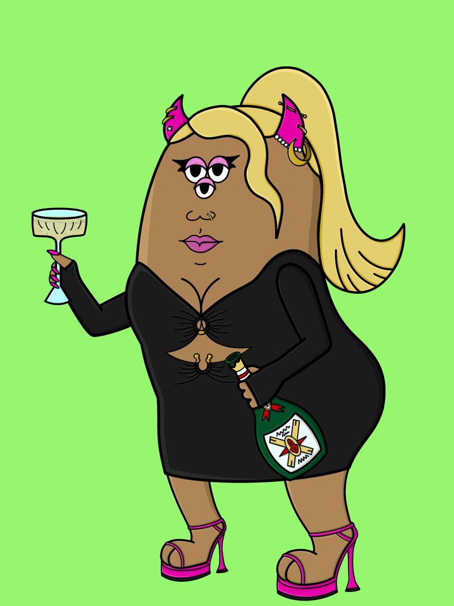 Markets down, bottoms up 🍸🥂

She's part of the Unique Beanz🤩😻
Grab her and you can win 1 ETH 💰

Make sure to:
- Follow Twitter <a href="/cryptobeanzclub/">Crypto Beanz Club</a> 
- Join discord discord.gg/Tz5hj2jZvg
#ETHGiveaway #Giveaway #nft #nftart #nftcommunity #nftartist #cryptoart #eth #beanzsquad