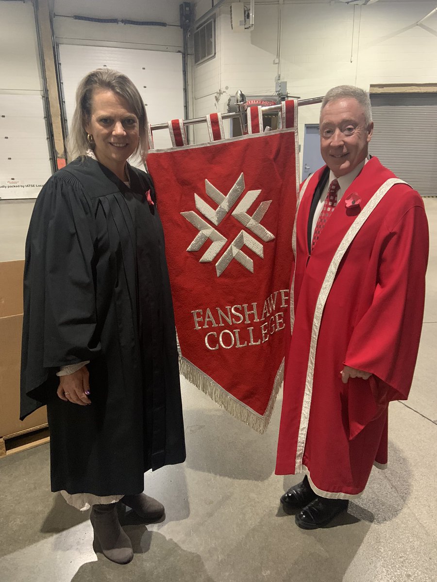 m2communication's tweet photo. Honoured to participate in @FanshaweCollege class of 2022 graduation to bring greetings to the students on behalf of the Board of Governors and celebrate Professor Emeritus @JCVH60 @fanshawealumni #thisisfanshawe https://t.co/yifHRSS2M0
