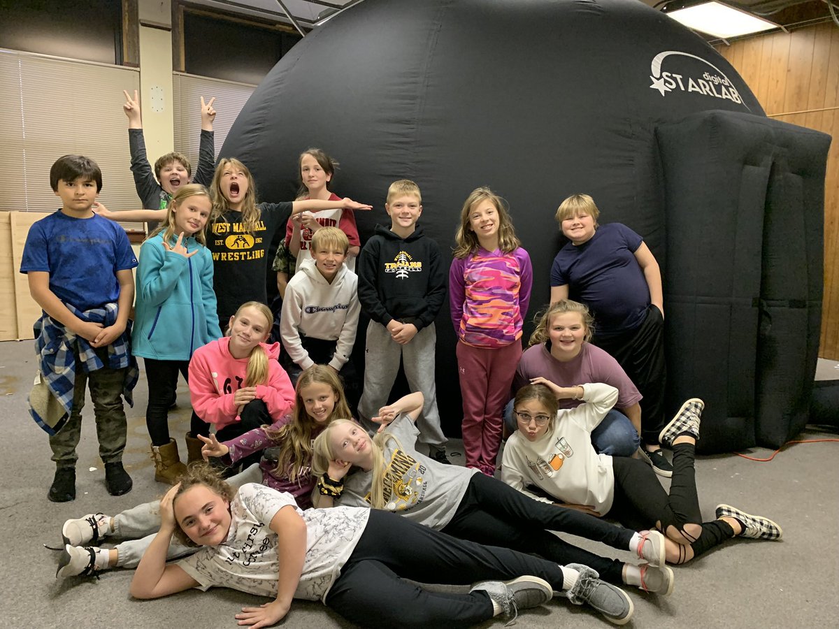 MrErmer's tweet photo. In science this week, we checked out the StarLab planetarium! Great chance to see what we have been learning about in a more realistic setting. Thanks @CentralRivers for the opportunity! 🌌🪐⭐️ https://t.co/FmTXsVaxrN