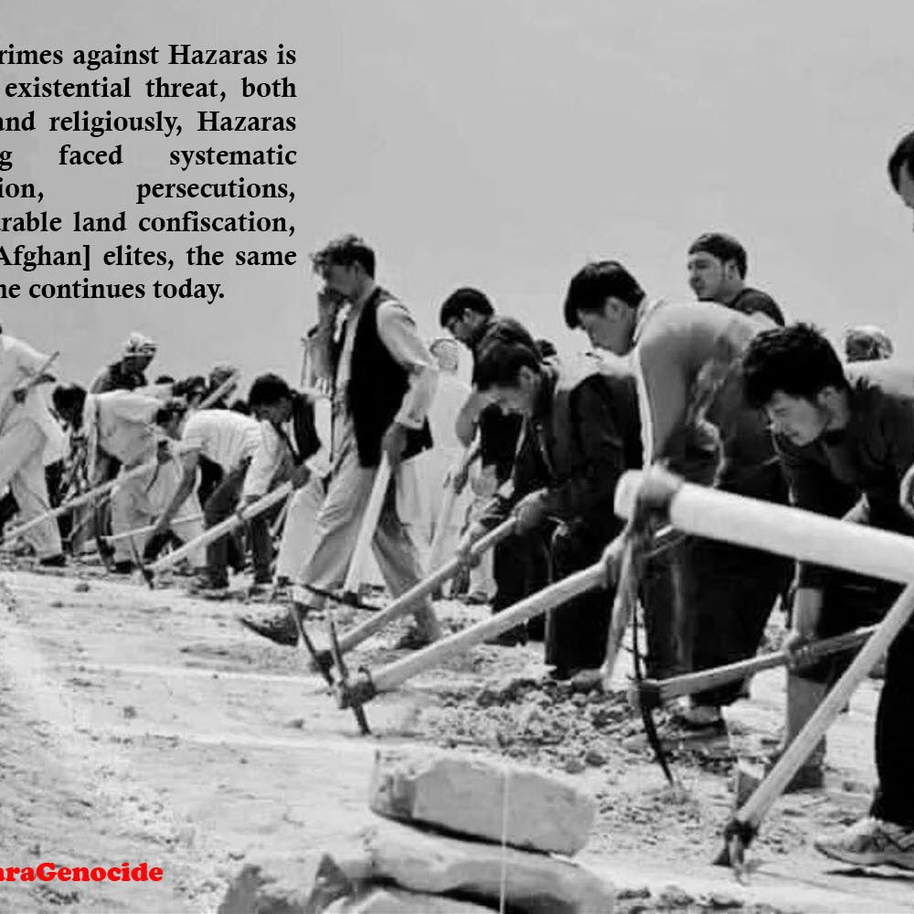 BestRezaee's tweet photo. “For more than a century, the Hazaras have experienced ethnic cleansing, slavery, land grabbing, unwarranted taxes, looting, and pillaging of homes, systematic exclusion from the government, economic opportunities, and social dynamics.”
#StopHazaraGenocide https://t.co/fQzvq5ziaj
