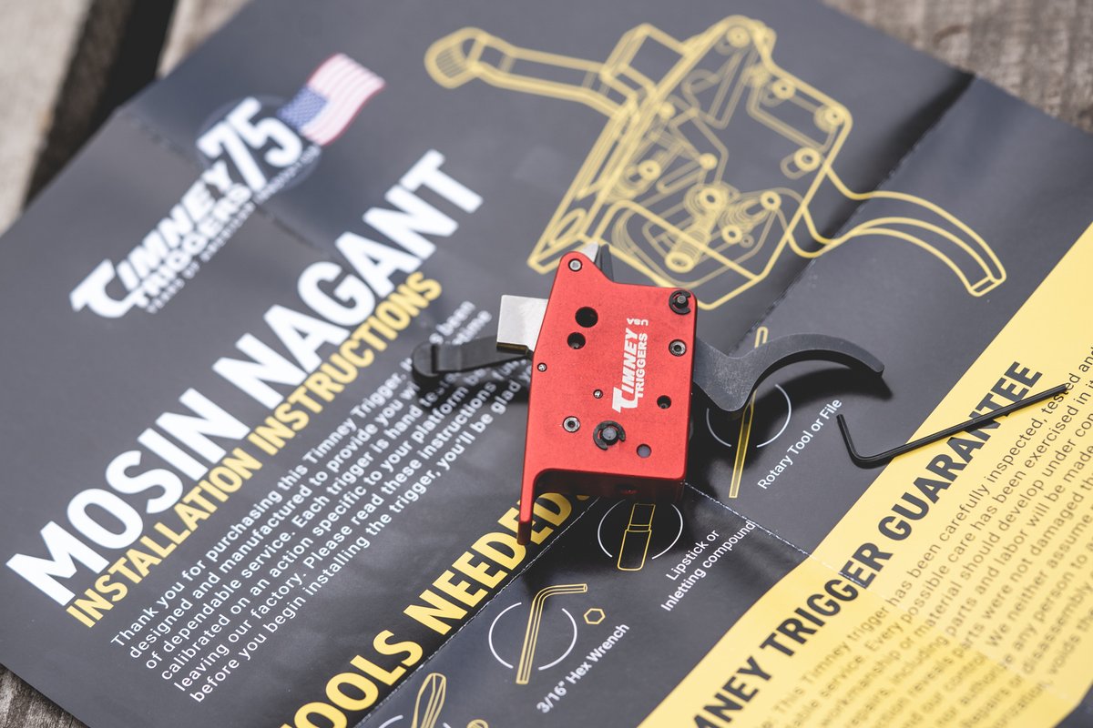 ✅ easy to install ✅ limitless accuracy ✅ competitive pricing What more could you want? . Visit us online to learn more . . #TimneyTriggers #MosinNagant #limitlessaccuracy