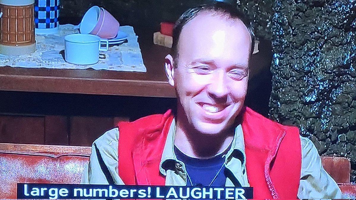 Hey Matt! How many died of Covid in the care homes again? #ImACeleb