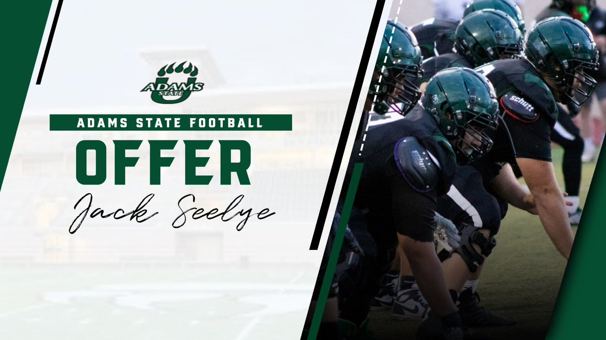 I have been offered by Adams State Football. It was a pleasure talking with you <a href="/CoachGerm79/">Coach German Romero-Rosales</a>. <a href="/DVC_oline/">Coach Dave Garcia</a> <a href="/CoachKiraly/">Austin Kiraly</a>  @DVC_CoachDarr