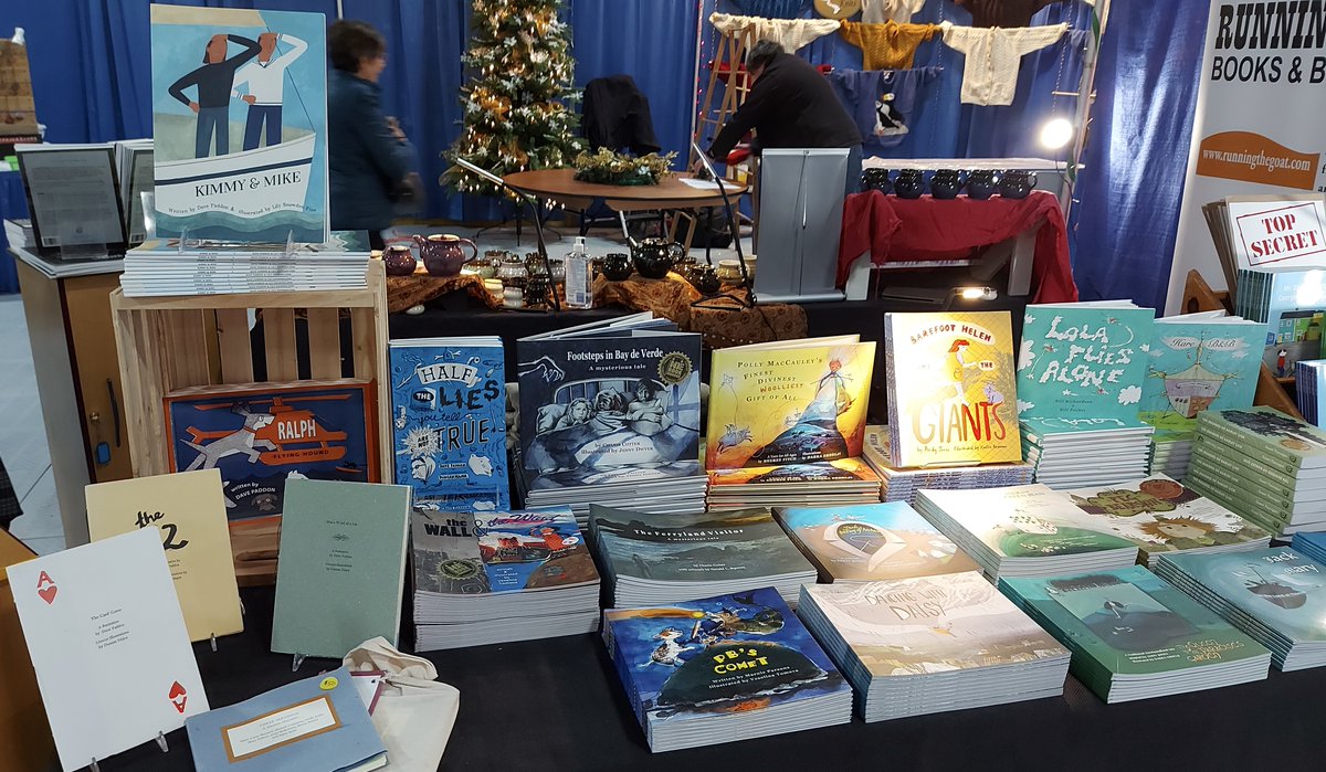 RunningtheGoat's tweet image. All set up at the @CraftCouncilNL Christmas Craft Fair!

We’re sharing a booth with Rayku Pottery, so you can get your books and mugs in one place!

Thursday 12pm - 7pm
Friday 12pm - 7pm
Saturday 10am - 5pm
Sunday 10am - 5pm

Hope to see you there!