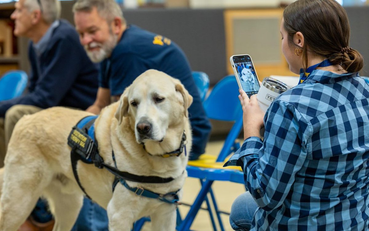 Wait, go ahead for one second, I'm gonna get a solo shot.

#wheresryderwednesday #visitationtherapydog <a href="/HeartsofGoldWV/">Hearts of Gold WV</a> <a href="/WVURyder/">Ryder</a>