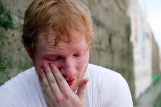 Racingfan211's tweet photo. Live footage as Ed Sheeran finds out he’s Matt Hancock’s favourite singer #ImACeleb https://t.co/qvE9u10D5x