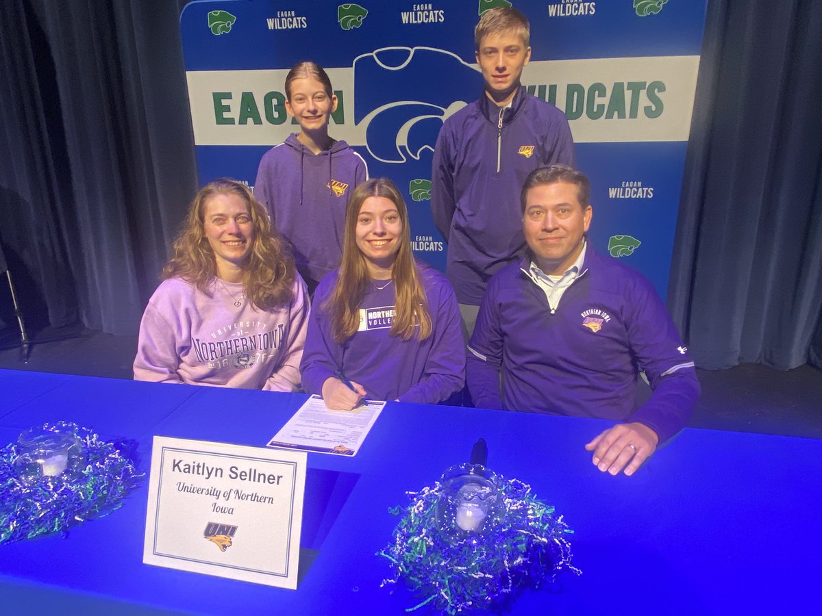Eagan Wildcats (@eagan_athletics) on Twitter photo Congratulations to Kaitlyn Sellner on signing to play volleyball with the University of Northern Iowa! <a href="/UNIVolleyball/">UNI Volleyball</a> <a href="/BoostersEagan/">Eagan Girls Volleyball Boosters</a> Congratulations to Kaitlyn Sellner on signing to play volleyball with the University of Northern Iowa! <a href="/UNIVolleyball/">UNI Volleyball</a> <a href="/BoostersEagan/">Eagan Girls Volleyball Boosters</a>