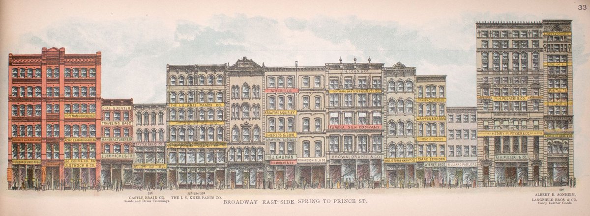 CumminsBooks's tweet photo. Take a walk around NYC at the turn of the century. This pictorial depiction of both sides of Broadway from Bowling Green to 59th street offers architectural renderings and the locations/types of businesses🗽
Check it out in our fine Americana catalogue: https://t.co/T5UleYypg2 https://t.co/PChJvjcNIX