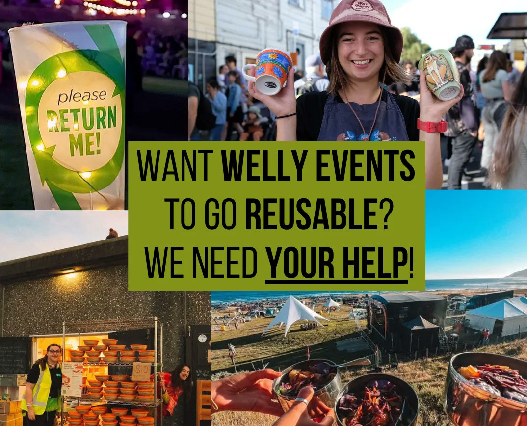 Are you an artist, event organiser/goer, venue, or zero waster with 5 mins to spare? We need YOU to help us and Washing Up Welly build a big, collaborative reusable serviceware system for events in Pōneke!

Please head to this link and show your support: buff.ly/3tdKeFU
