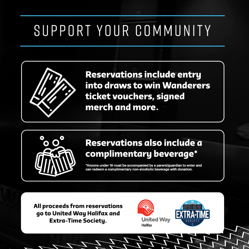 HFXWanderersFC's tweet photo. 🌊 VIEWING PARTIES 📺

Join us at @HFXSports and cheer on Canada during each of their matches ⚽🍁

Space is limited, but you can reserve a table for your group in advance with a donation, all proceeds go to @UWHalifax &amp; Extra-Time Society!

More details at the link below 🔽🔽🔽