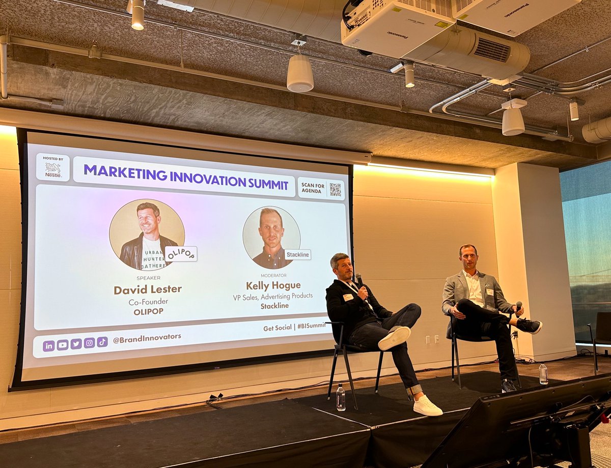 Live from <a href="/NestleUSA/">Nestlé US</a>! Hearing from David Lester, Co-Founder <a href="/drinkolipop/">OLIPOP</a> - “You’re either succeeding or you’re learning.” #BISummit
