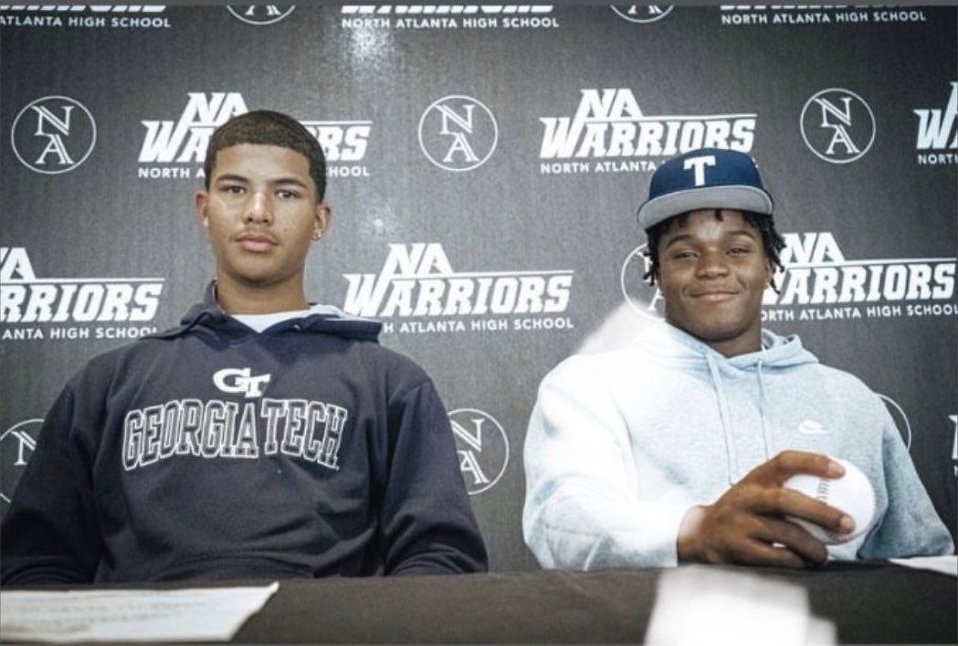 Tyler Heyman (@tylerheyman1) on Twitter photo Signing Day <a href="/GTBaseball/">Georgia Tech Baseball</a> ๐๐๐
<a href="/Antonio81797737/">Antonio Anderson</a> x <a href="/isaiahdrake05/">Isaiah Drake</a>
#WreckHavoc Signing Day <a href="/GTBaseball/">Georgia Tech Baseball</a> ๐๐๐
<a href="/Antonio81797737/">Antonio Anderson</a> x <a href="/isaiahdrake05/">Isaiah Drake</a>
#WreckHavoc