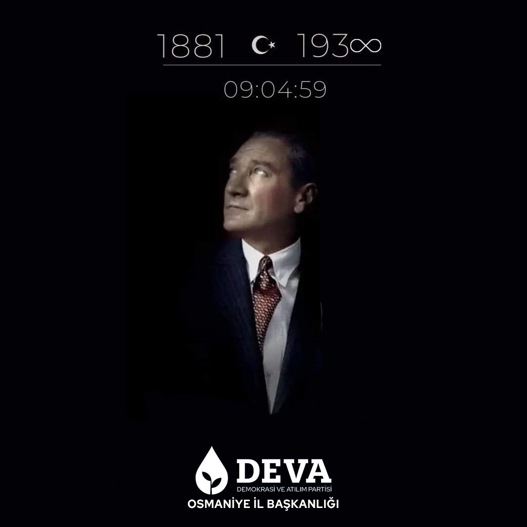 GencDeva80's tweet photo. Aramızdan ayrılışının 84. yılında Ulu Önder Mustafa Kemal Atatürk’ü saygı ve özlemle anıyoruz.

Düşüncelerin, cumhuriyetin ve sana duyduğumuz sonsuz sevgi hep yaşayacak. Milletin seni hep #yaşatacak

#10Kasım #10Kasim1938 #10kasım193oo #Atatürk #devapartisi
@alibabacan @agmercan https://t.co/zLOeUgE4CU
