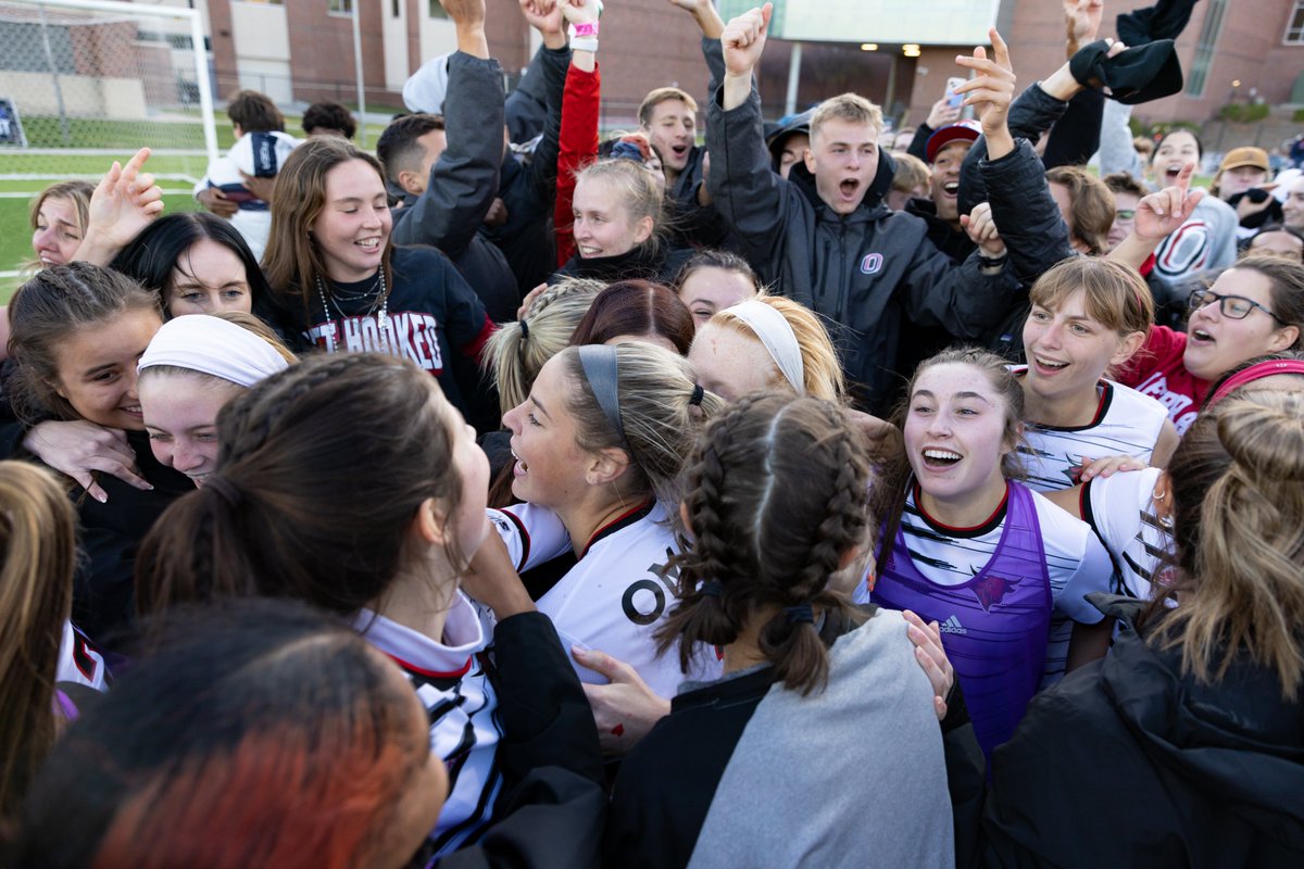 TheSummitLeague's tweet photo. CHAMPIONSHIP MATCH ATTENDANCE RECORD‼️

The 7⃣4⃣8⃣ fans that filled up Caniglia Field for the  #SummitWSOC Championship match between @OmahaWSOC and @ORUWSoccer last Saturday was the highest attended #SummitWSOC Championship match in league history 😎

#ReachTheSummit https://t.co/7CHj8k9rBx