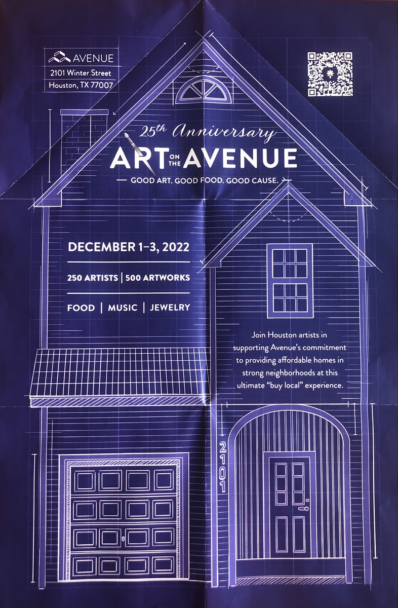 Houston’s ultimate “buy local” art experience returns from Dec. 1-3! With more than 500 works from 250+ local artists, @avenueCDC's Art on the Avenue is our city’s largest silent charity art auction. Enjoy good art and good food for a good cause. bit.ly/3hpYXuP