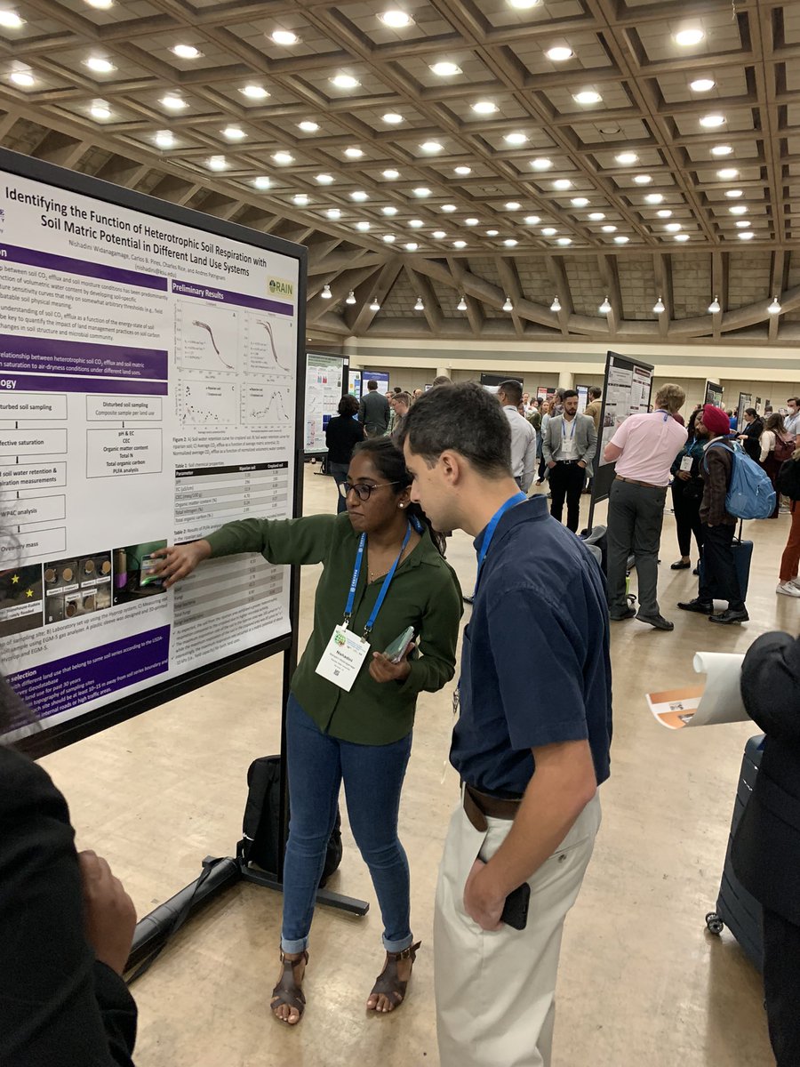 KSU Soil Water Lab (@ksu_soilwater) on Twitter photo <a href="/nishadiniwasana/">Nishadini Widanagamage</a> sharing her research on soil respiration as a function of soil matric potential for adjacent fields under different long term land cover/ land use. <a href="/KSU_SoilWater/">KSU Soil Water Lab</a> <a href="/KStateAgron/">K-State Agronomy</a> <a href="/RainfedAg/">Rainfed Agriculture Innovation Network (RAIN)</a> <a href="/nishadiniwasana/">Nishadini Widanagamage</a> sharing her research on soil respiration as a function of soil matric potential for adjacent fields under different long term land cover/ land use. <a href="/KSU_SoilWater/">KSU Soil Water Lab</a> <a href="/KStateAgron/">K-State Agronomy</a> <a href="/RainfedAg/">Rainfed Agriculture Innovation Network (RAIN)</a>