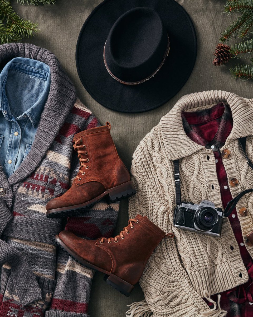 Find the perfect gift for the outdoorswoman in your life. Shop cozy sweaters and flannels, versatile outdoor hats, and more handpicked gift ideas at stetson.com/collections/gi…. #StetsonHoliday