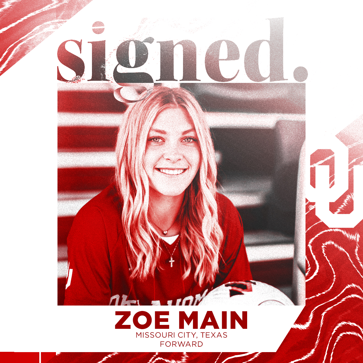 Impact player. Big-time goal scorer. 𝙎𝙞𝙜𝙣𝙚𝙙 with the #Sooners ✍️

Welcome home, <a href="/zoemain7/">Zoe Main</a>!

#Elite23 | #BoomerSooner☝️⚽