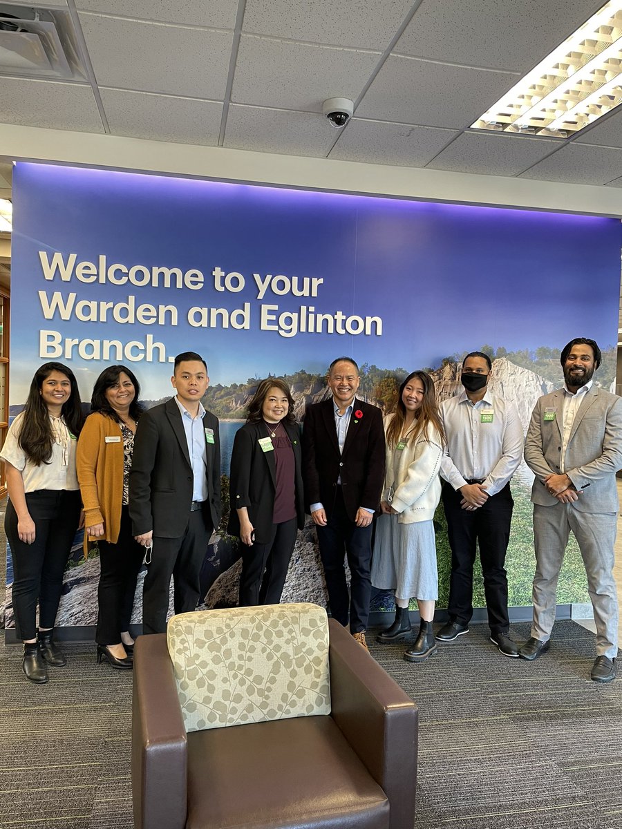 Tour de Toronto East - Day 4.  Last but not least, had a chance to visit and meet the awesome colleagues from Shops of Donmills, Toronto Ellesmere, Warden/Eg!  #TourDeTorontoEast has been completed.  Very pumped to be a partnn BM do this team.  <a href="/MushtakN_TD/">Mushtak Najarali</a> <a href="/daxtoews01/">Dax Toews</a>