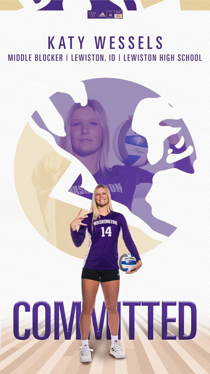 100% COMMITTED! <a href="/UWVolleyball/">Washington Volleyball</a>