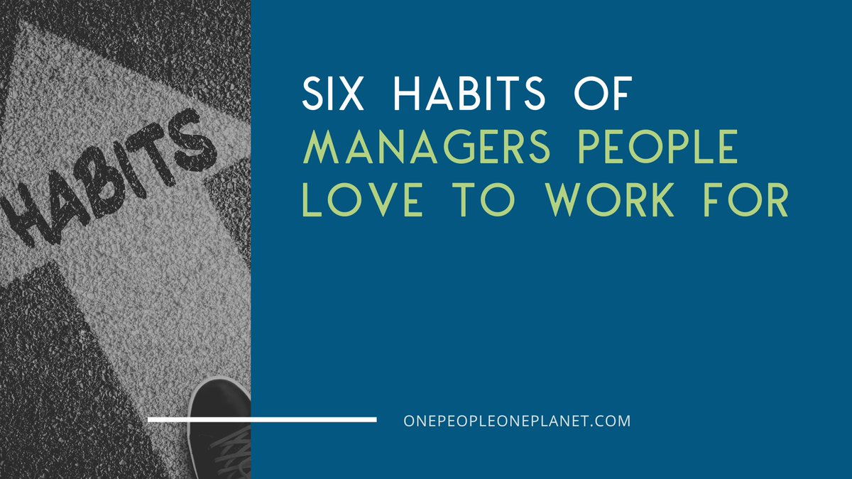 mjglauser's tweet image. Check out my latest LinkedIn article from my newsletter: Happier Today. 

We talked six habits you can cultivate as a manager that people love to work for. 

 #onepeopleoneplanet #happiertoday #culturematters