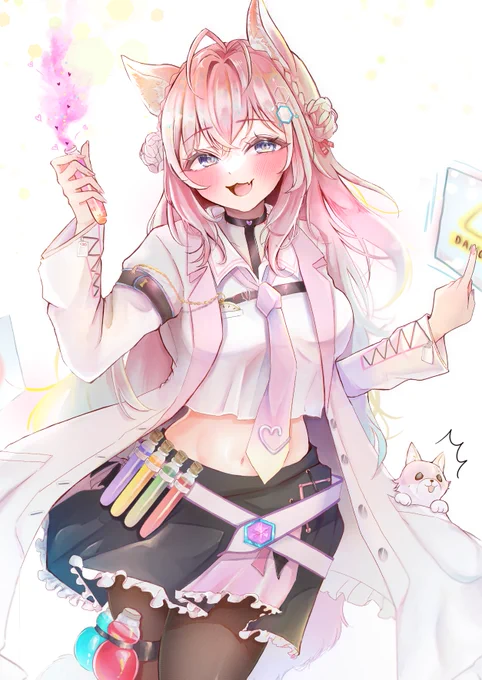 こよちゃん見て下さりありがとうございます…!!!白背景バージョンも是非見てほしいです!!!#こよりすけっち 