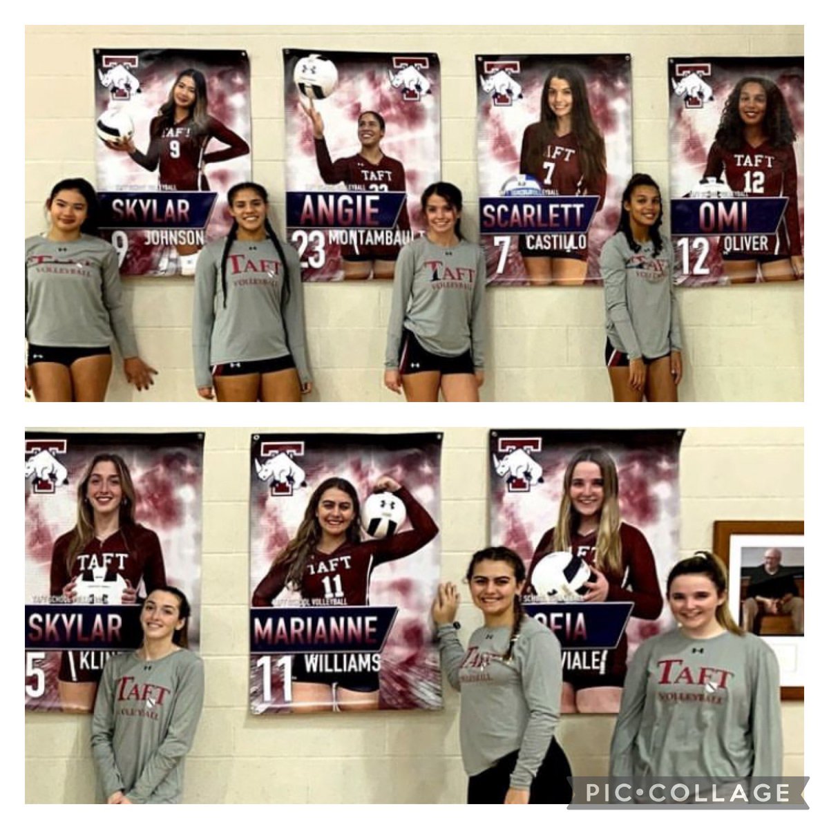 chona77's tweet photo. Taft Varsity Volleyball Senior Day 🏐🎈🏐🎈 https://t.co/RfoWTdVgKL