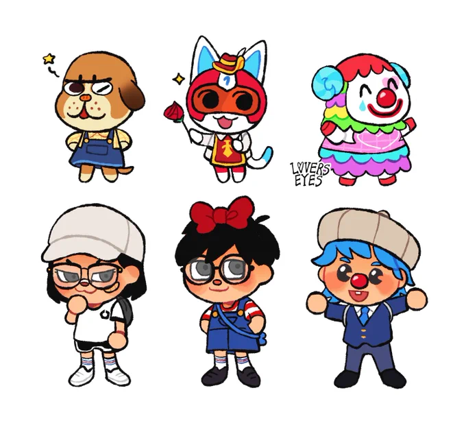 these are pretty old and idk if i've posted them yet but i thought they're still cute  #animalcrossing 