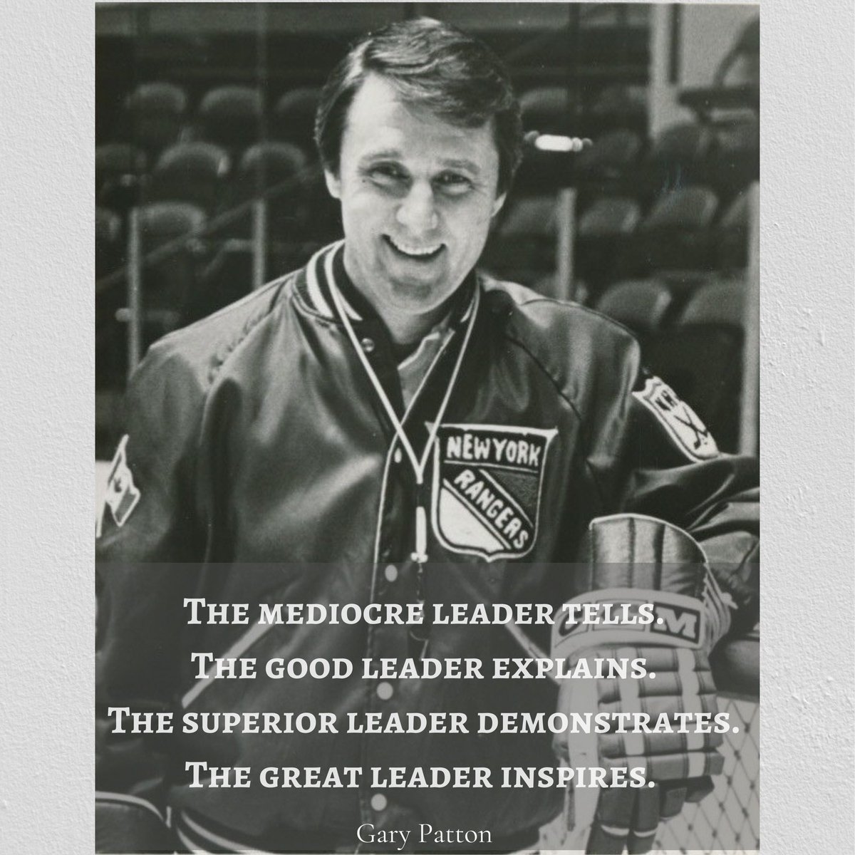 JimCraigUSA's tweet image. The mediocre leader tells. The good leader explains. The superior leader demonstrates. The great leader inspires. - Gary Patton