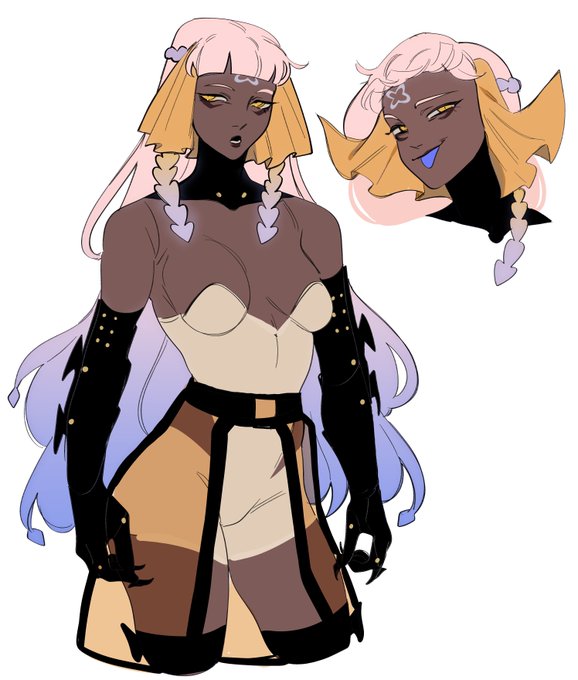 @OnyxRoBo thank you! not great examples in the OG tweet but here are my last 4 designs... could use to try a variety of hairstyles and body types for sure though! 