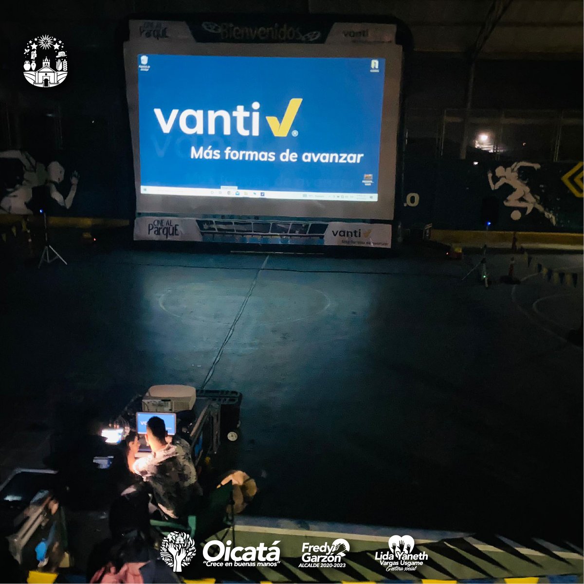 El día de hoy se desarrolló la actividad #CineAlParque