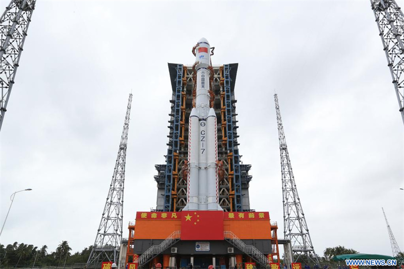 french_renmin's tweet image. La Chine se prépare à lancer le #vaisseau spatial cargo Tianzhou-5. #Aérospatiale #sciences