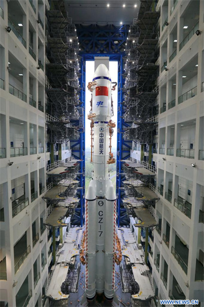 french_renmin's tweet image. La Chine se prépare à lancer le #vaisseau spatial cargo Tianzhou-5. #Aérospatiale #sciences